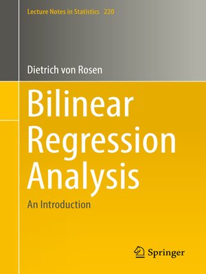 cover image of Bilinear Regression Analysis